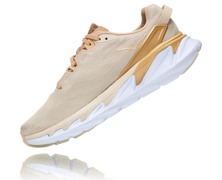 Running Shoes Mens - Hoka One One Elevon 2 - Beige - REWVPOX-21